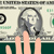 Hands reaching for a one dollar bill
