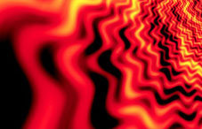 Red and yellow squiggly lines