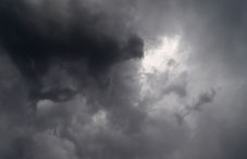 Dark cloudy sky