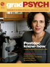 January 2001 gradPSYCH Magazine cover