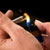 Lighting up some marijuana 