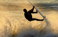 Man surfing