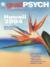 June 2004 gradPSYCH Magazine cover