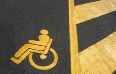 Yellow handicap symbol
