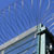 Prison gate with wires at the top