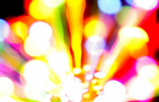 Different color light rays