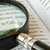 Magnifying glass on open book