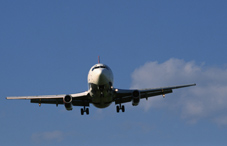 Airplane in flight