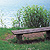 Bench on the coast of a river 