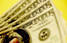 One hundred dollar bills