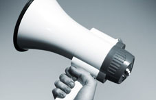 Electronical megaphone