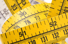 Yellow measuring tape