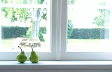 Pears on the window seal 
