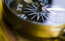 A compass
