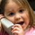 Young girl on telephone 