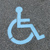 Blue handicap icon 