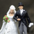 Little bride and groom figures