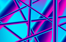 Pink lines criscrossing 