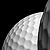 Close up of golf balls