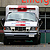 Ambulance outside a hospital 