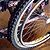 Wheelchair bicycle tire