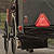 Closeup of back of Amish buggy