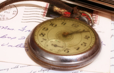 Old watch and letters