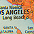 Map closeup of Los Angeles