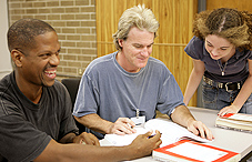 Group of diverse students