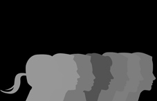 Illustration of many heads