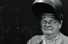Welder in his 60's