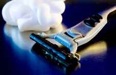 Razor and shaving cream