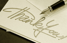 Thank you note