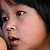 Young girl closeup