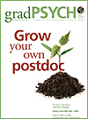 January 2010 gradPSYCH Magazine cover