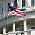 Flag in front of U.S. capitol