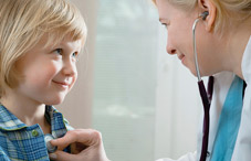Child and pediatrician