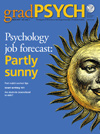 March 2011 gradPSYCH Magazine cover