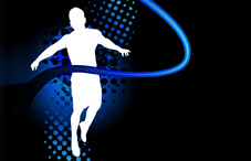 Crossing the finish line