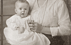 A baby in the early 1900's