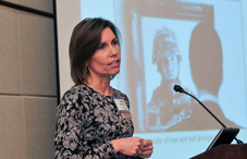 Dr. Barbara Van Dahlen wants psychologists to volunteer services for military families (credit: APA photo)