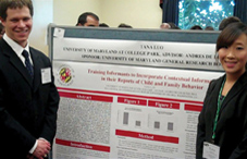 University of Maryland undergraduate researcher Tana Jin Luo, right, with adviser Dr. Andres De Los Reyes