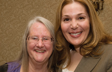 (L to R) Dr. Antonette Zeiss and Dr. Diane Elmore