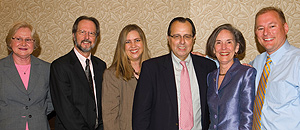 L to R) Dr. Linda Bodie, Dr. Randy Phelps, Dr. Lisa Kearney, Dr. George Arana, Dr. Katherine C. Nordal, and Dr. George Shorter