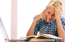 Students who check Facebook or text during homework had worse grades, a study finds.
