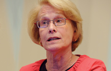 Dr. Rena R. Wing explained how the Diabetes Prevention Program is almost twice as effective as a commonly used drug. (credit: Lloyd Wolf)
