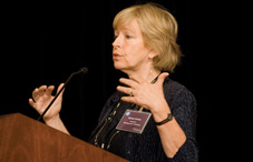 “It turns out there’s a lot of similarity between the collaborative structures needed to put on a Broadway show and to do team science,” said Dr. Bonnie Spring. (credit: Charles Votaw)