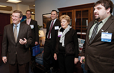 Left to right: Sen. Kent Conrad (D-N.D.), Dr. Matthew Doppler, Jeff Cook of APAPO, Bonnie Staiger and Kipp Pietrantonio