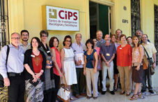 Delegates visit the Center for Psychological and Sociological Research, where all research is multidisciplinary (credit: James Baños, PhD)
