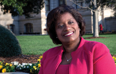 Throughout her career, Dr. Jennifer Kelly says, her advocacy skills — which she often applies to helping underserved clients gain better access to care — have been key to her success (credit: Scott Jolliff)